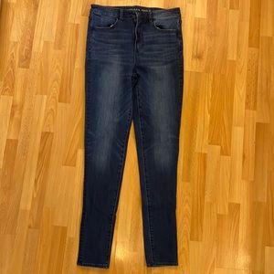 American Eagle super stretch size 10 x-long skinny jeans TALL